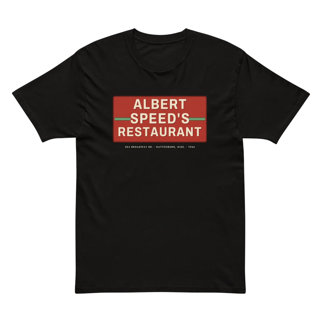 Albert Speed's Restaurant Sign Tee (Black)